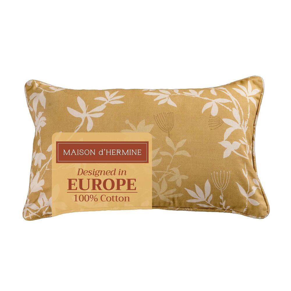 7413 Decorative Pillow Covers 12x20 Inch Rectangle 100% Cotton Throw Pillow